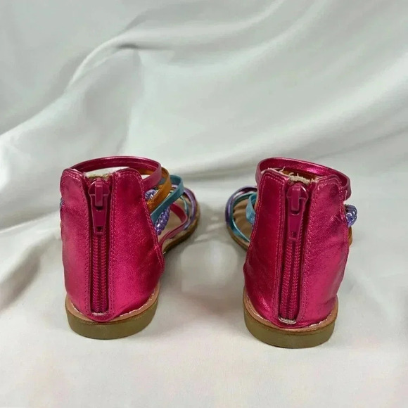 Self Esteem Izzy Size 1M Multicolor Rainbow Sandals Shoes - Picture 5 of 8